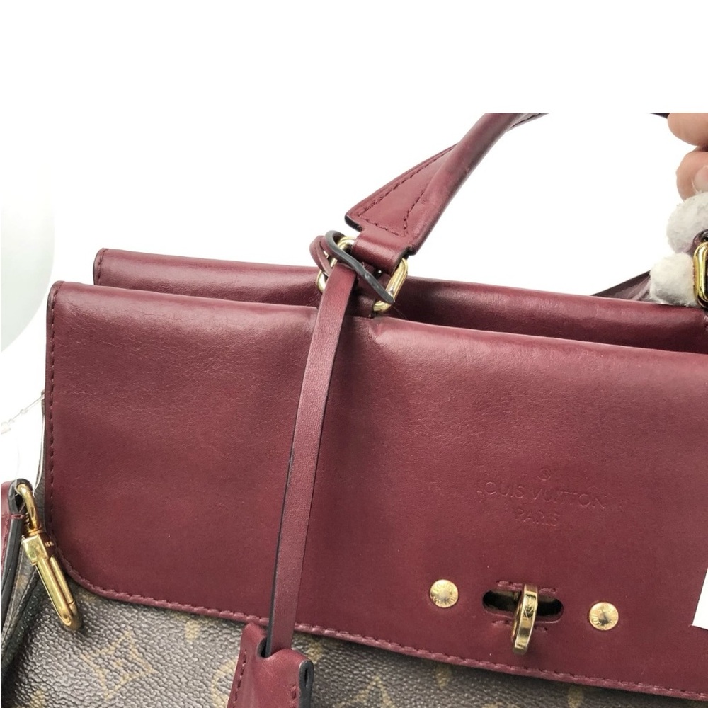Louis Vuitton Venus Shoulder Bag Brown & Burgundy Canvas/Leather - Picture 6 of 14